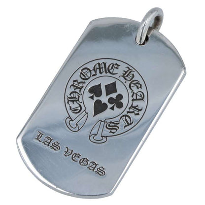 Chrome Hearts Large Dog Tag Pave Diamond Size ONE SIZE
