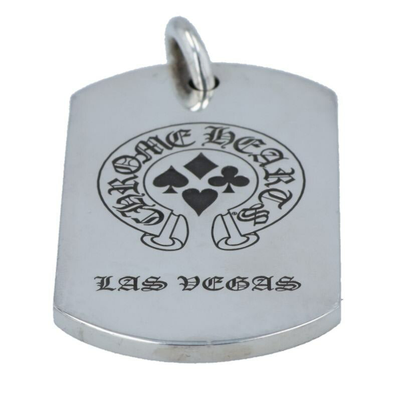 Chrome Hearts Large Dog Tag Pave Diamond Size ONE SIZE