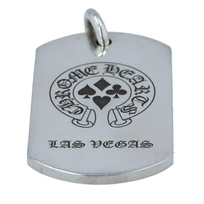Chrome Hearts Large Dog Tag Pave Diamond Size ONE SIZE