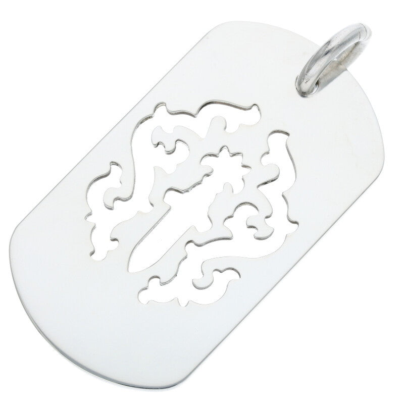 Chrome Hearts Large Fleur Dagger Dog Tag