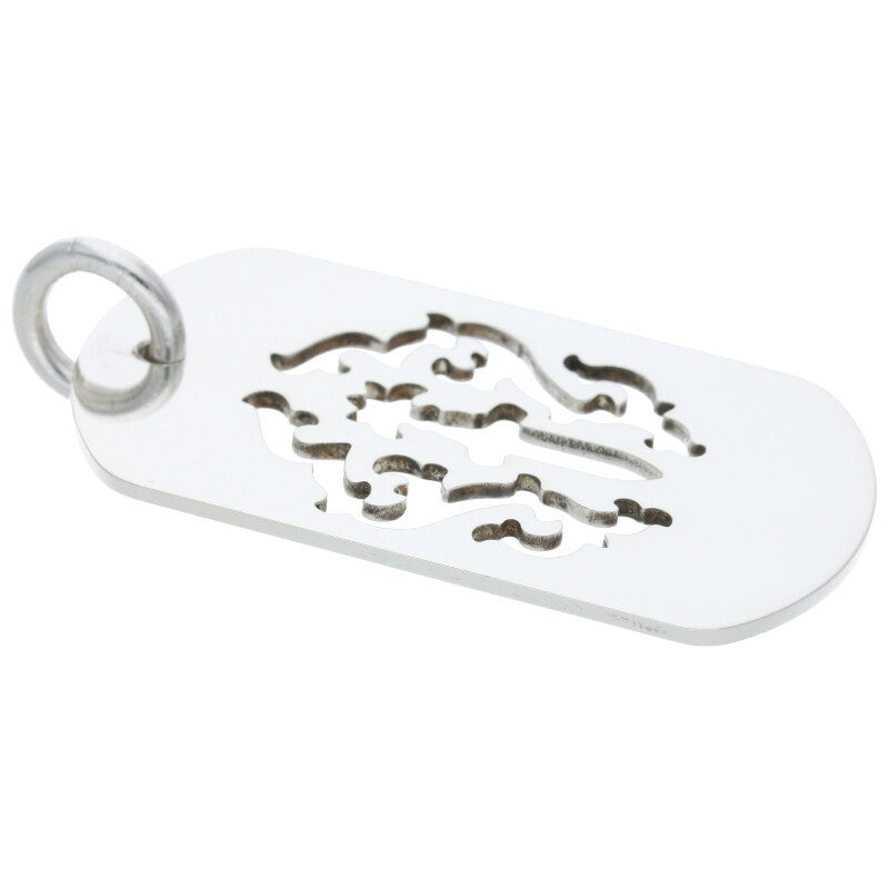 Chrome Hearts Large Fleur Dagger Dog Tag