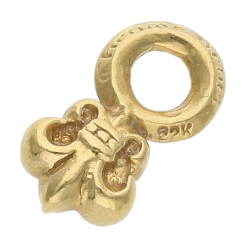 Chrome Hearts 22K BS Fleur Stack Charm Gold Size ONE SIZE
