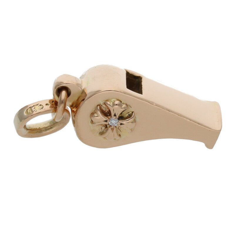 Chrome Hearts 22K Tiny Whistle Diamond Charm Size ONE SIZE