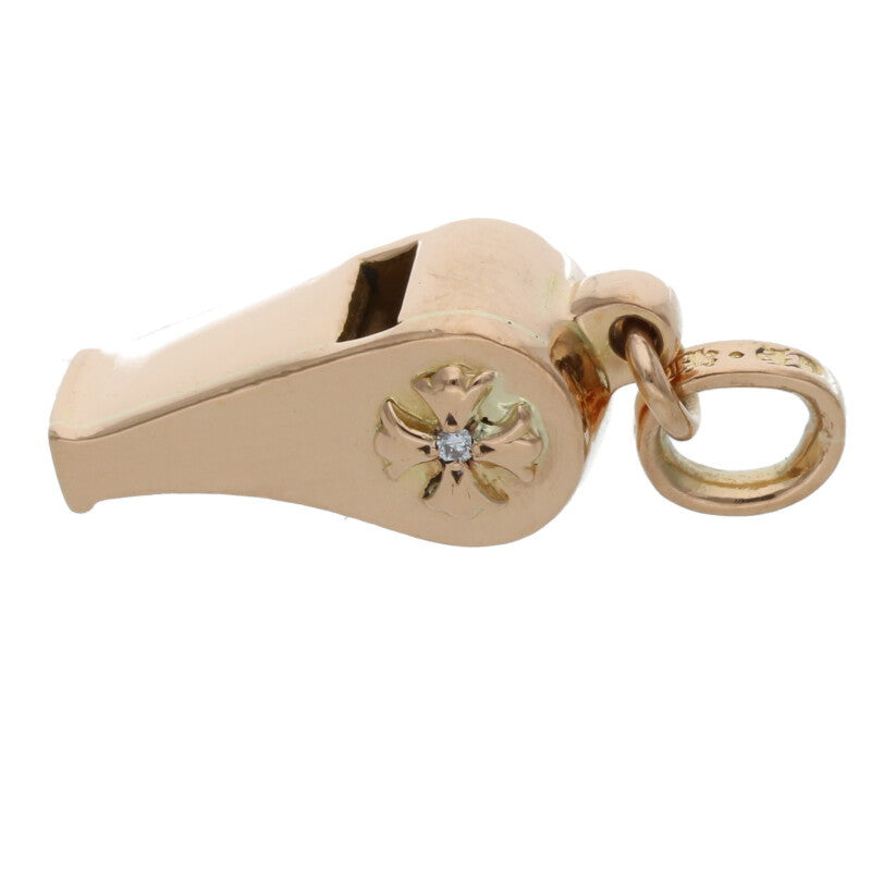 Chrome Hearts 22K Tiny Whistle Diamond Charm Size ONE SIZE