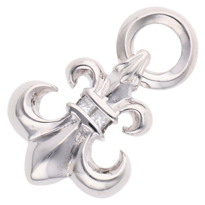 Chrome Hearts 18K BS Fleur Pave Diamond Charm Size ONE SIZE