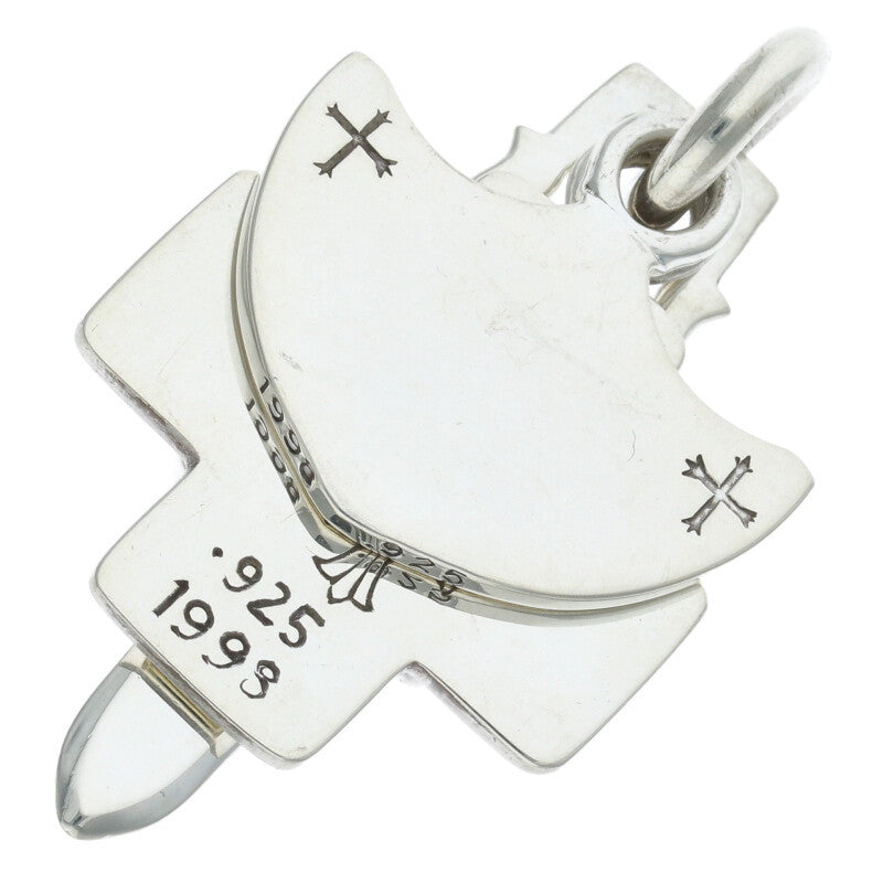 Chrome Hearts Three Trinkets Silver Pendant Size ONE SIZE