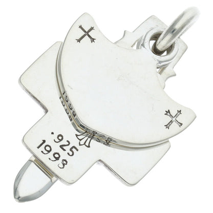 Chrome Hearts Three Trinkets Silver Pendant Size ONE SIZE