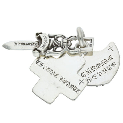 Chrome Hearts Three Trinkets Silver Pendant Size ONE SIZE