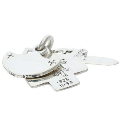 Chrome Hearts Three Trinkets Silver Pendant Size ONE SIZE