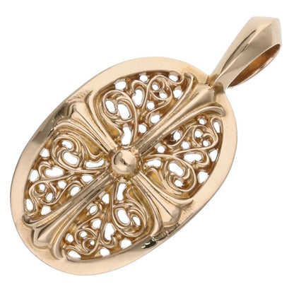 Chrome Hearts 22K Classic Oval Gold Charm