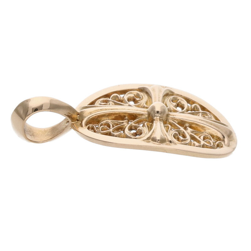 Chrome Hearts 22K Classic Oval Gold Charm