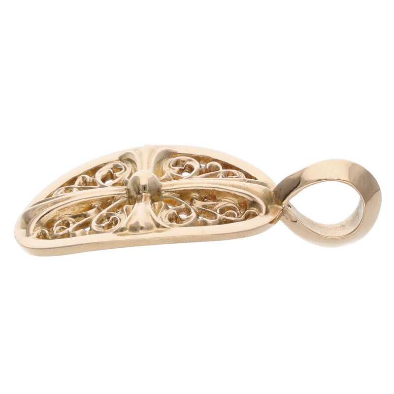 Chrome Hearts 22K Classic Oval Gold Charm