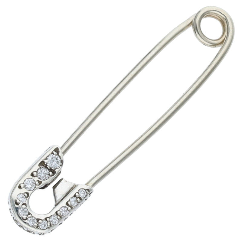 Chrome Hearts Small Safety Pin Pave Diamond Size ONE Multi