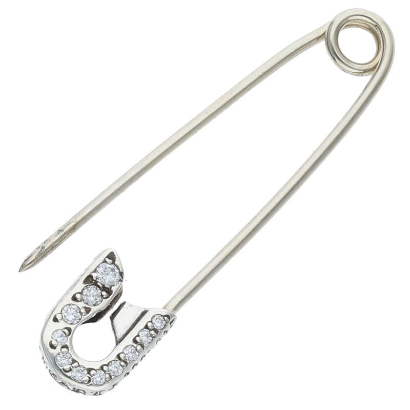 Chrome Hearts Small Safety Pin Pave Diamond Size ONE Multi