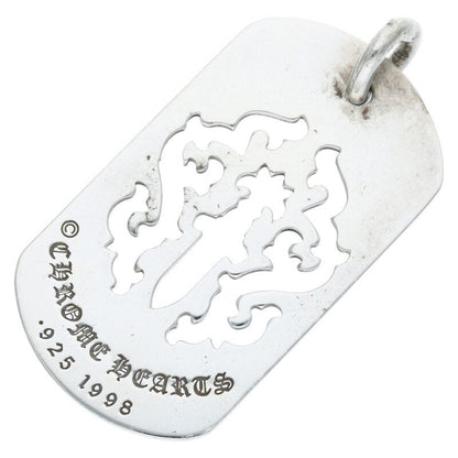 Chrome Hearts Large Dagger Cutout Dog Tag Size ONE Silver