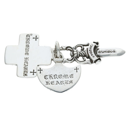 Chrome Hearts 3 Trinkets Silver Pendant Charm Size ONE SIZE