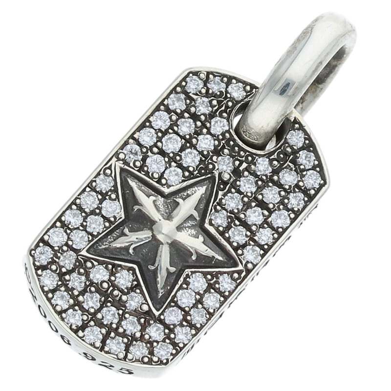 Chrome Hearts Tiny Star Pave Diamond Silver Size ONE SIZE