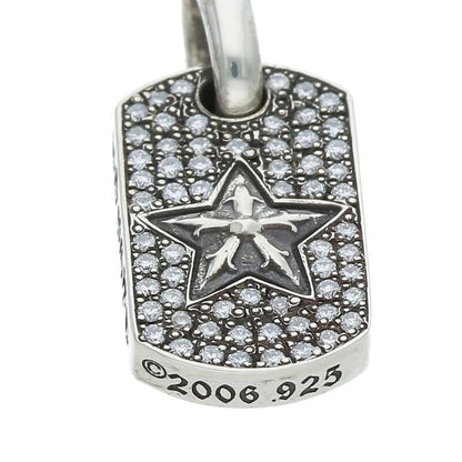 Chrome Hearts Tiny Star Pave Diamond Silver Size ONE SIZE