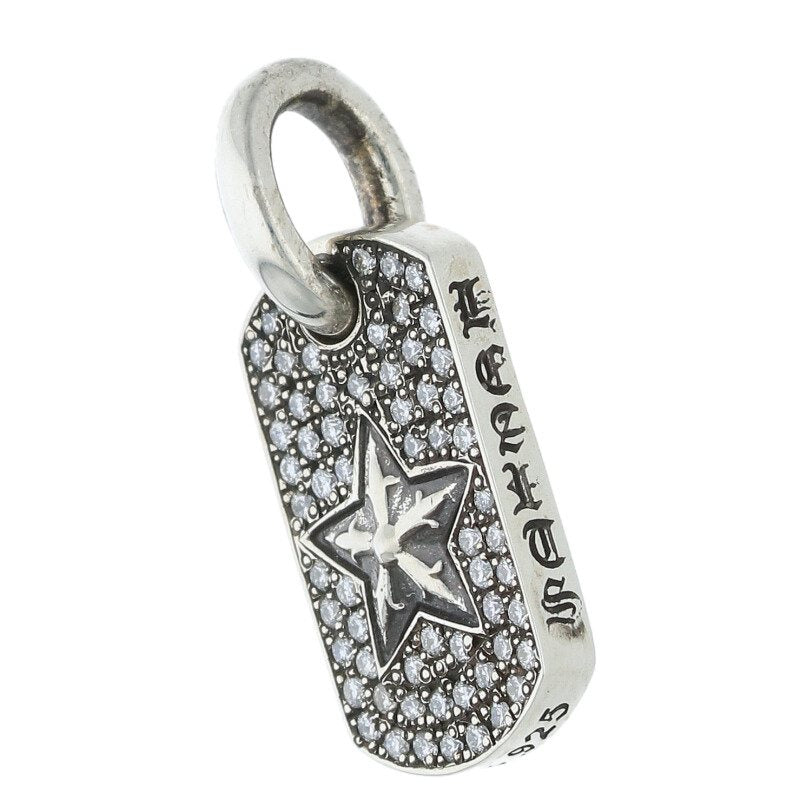 Chrome Hearts Tiny Star Pave Diamond Silver Size ONE SIZE