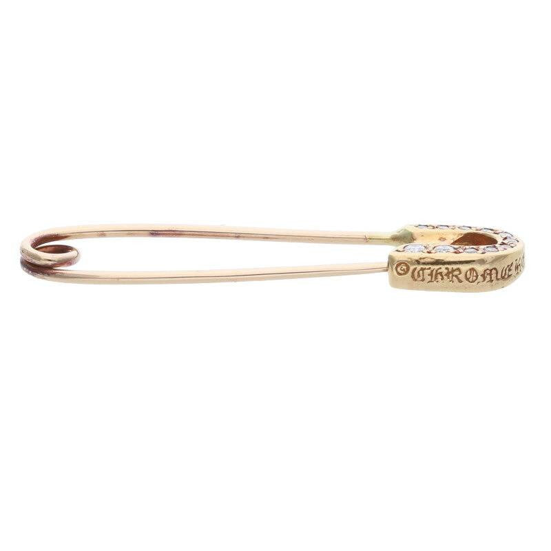 Chrome Hearts 22K Small Safety Pin Pave Size ONE SIZE Multi