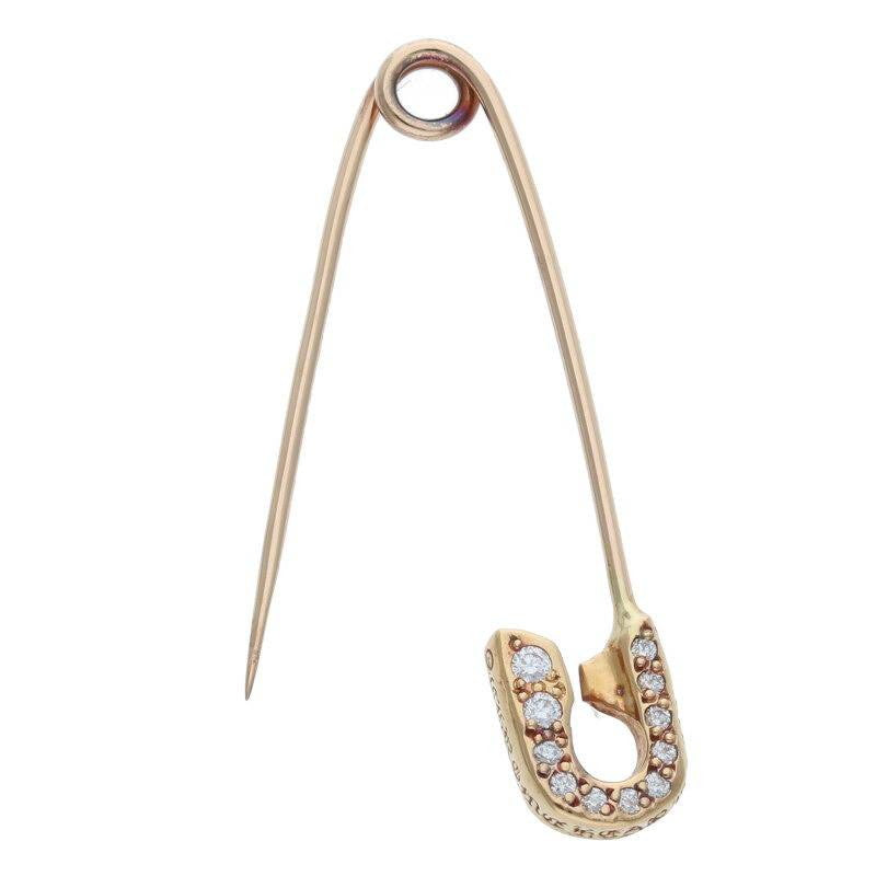 Chrome Hearts 22K Small Safety Pin Pave Size ONE SIZE Multi