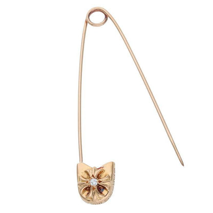 Chrome Hearts 22K Large Safety Pin 1 Diamond Size ONE Multi