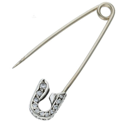 Chrome Hearts Small Safety Pin Pave Diamond Size ONE SIZE