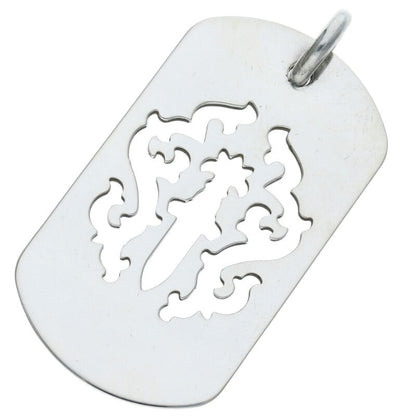 Chrome Hearts Large Dagger Cutout Dog Tag 925 Size ONE SIZE