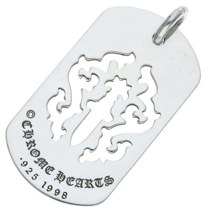 Chrome Hearts Large Dagger Cutout Dog Tag 925 Size ONE SIZE