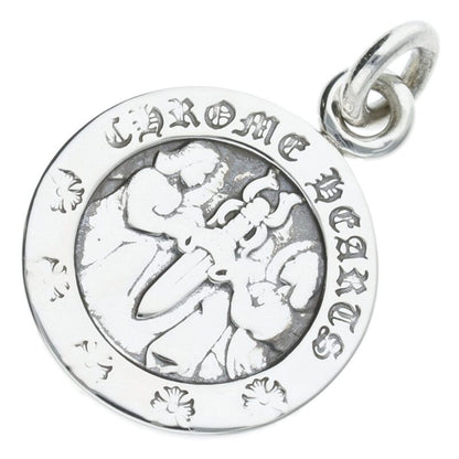 Chrome Hearts Angel Medal V2 Charm 925 Silver Size ONE SIZE