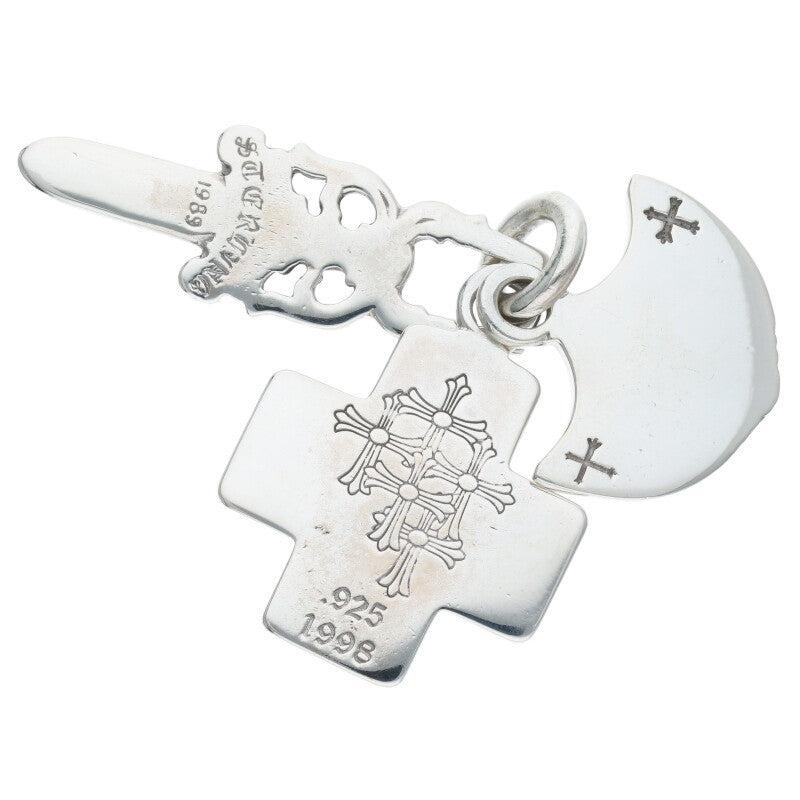 Chrome Hearts Three Trinkets Pendant 925 Size ONE SIZE