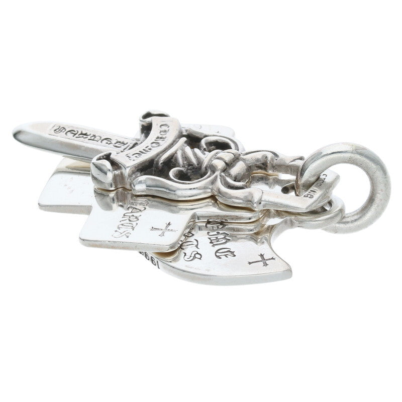 Chrome Hearts Three Trinkets Pendant 925 Size ONE SIZE