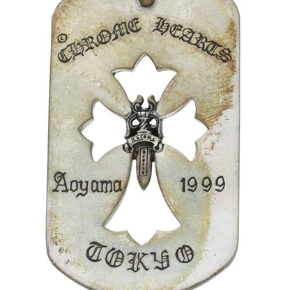 Chrome Hearts Aoyama Open Ltd. Large Dog Tag Size ONE SIZE