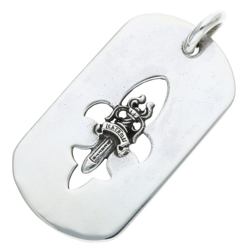 Chrome Hearts Large Dog Tag Flare Dagger 925 Size ONE SIZE