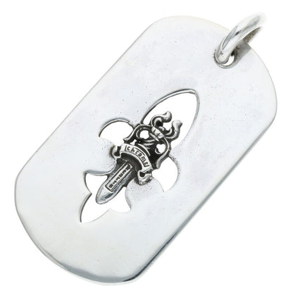 Chrome Hearts Large Dog Tag Flare Dagger 925 Size ONE SIZE