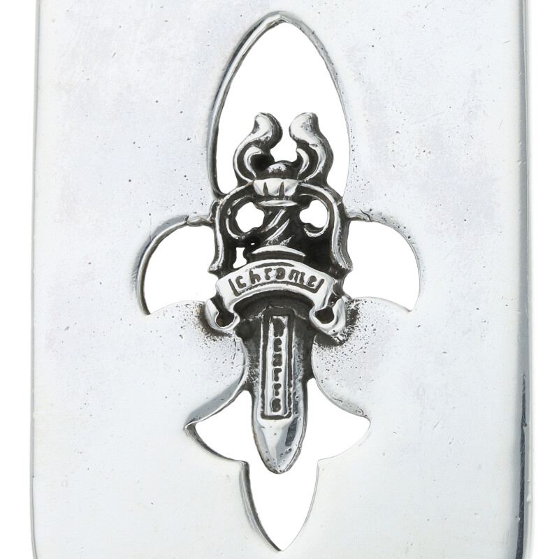 Chrome Hearts Large Dog Tag Flare Dagger 925 Size ONE SIZE
