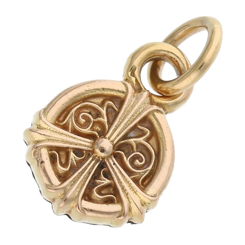 Chrome Hearts 22K Peace Sign Charm Yellow Gold Size ONE SIZE