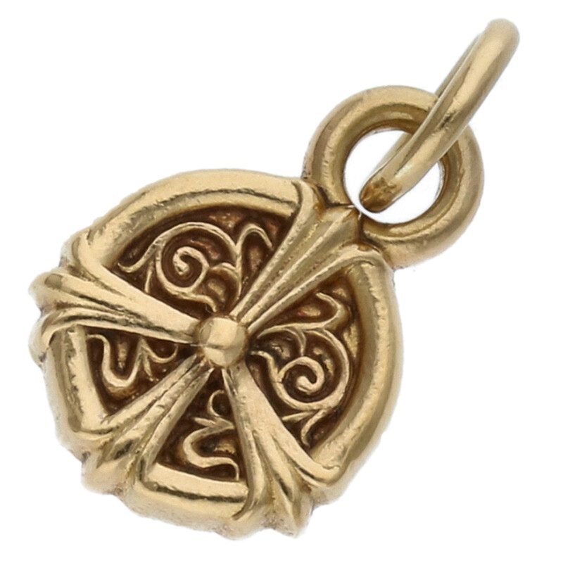 Chrome Hearts 22K Peace Sign Charm Yellow Gold Size ONE SIZE