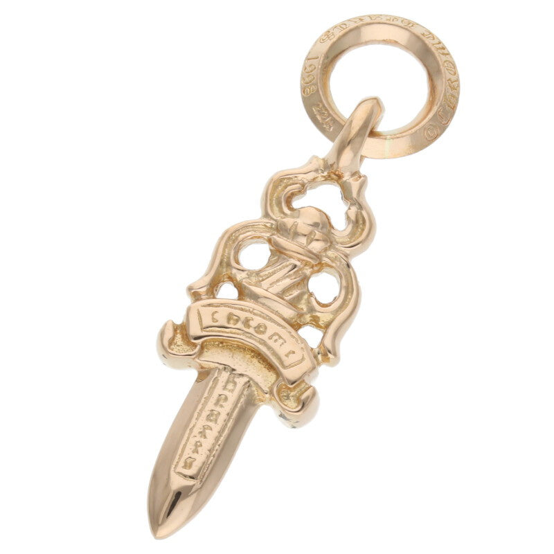 Chrome Hearts #5 Dagger PAVE Blue Sapphire 22K Size ONE SIZE