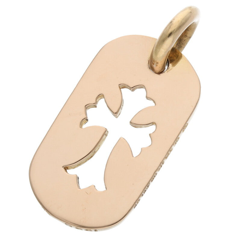 Chrome Hearts Small Dogtag 4PT Diamond 22K YG Size ONE SIZE