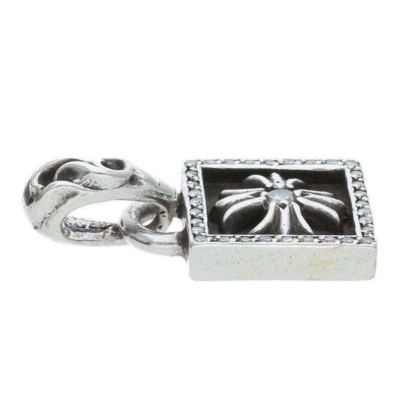 Chrome Hearts Framed CH Plus PAVE Diamond 925 Size ONE SIZE