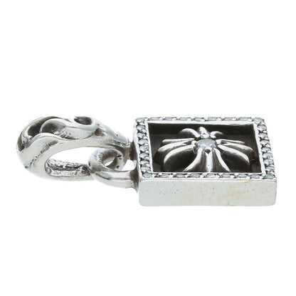 Chrome Hearts Framed CH Plus PAVE Diamond 925 Size ONE SIZE
