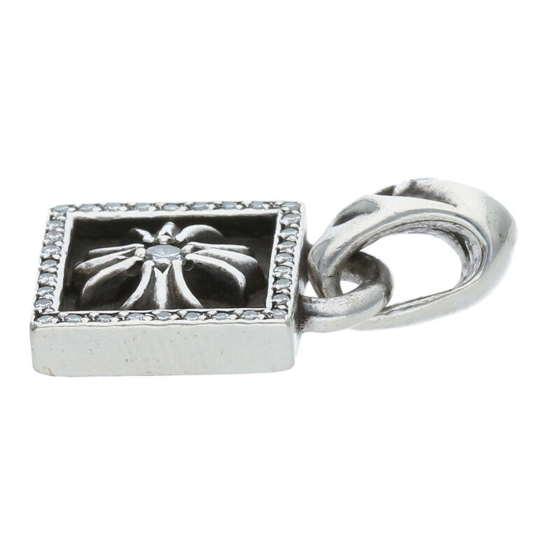 Chrome Hearts Framed CH Plus PAVE Diamond 925 Size ONE SIZE