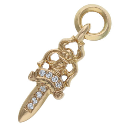 Chrome Hearts #5 Dagger PAVE Diamond 22K Size ONE SIZE