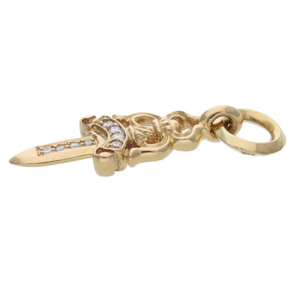 Chrome Hearts #5 Dagger PAVE Diamond 22K Size ONE SIZE