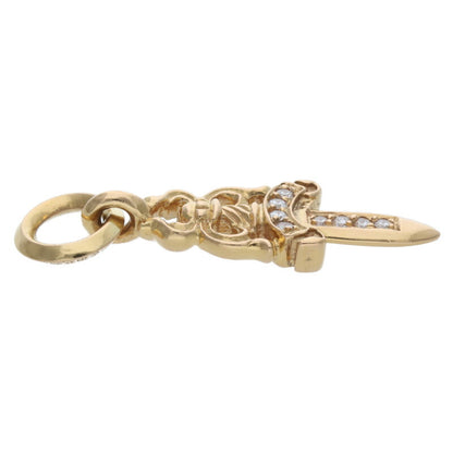 Chrome Hearts #5 Dagger PAVE Diamond 22K Size ONE SIZE