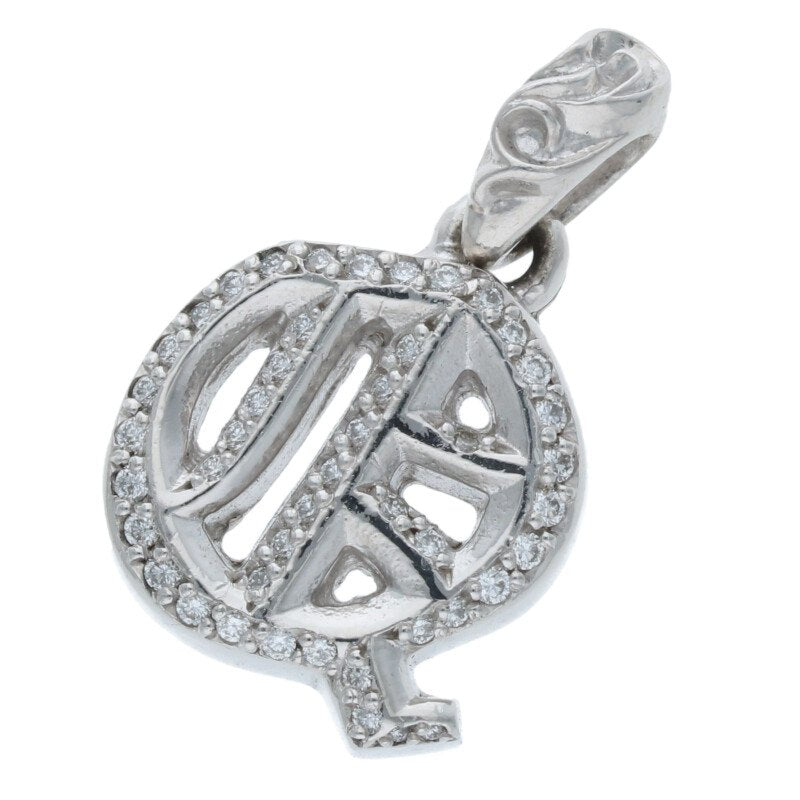Chrome Hearts Q Alphabet Charm PAVE Diamond Size ONE SIZE