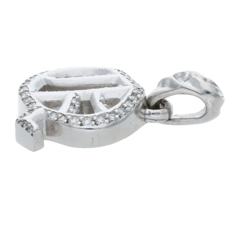 Chrome Hearts Q Alphabet Charm PAVE Diamond Size ONE SIZE