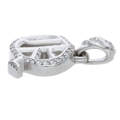 Chrome Hearts Q Alphabet Charm PAVE Diamond Size ONE SIZE