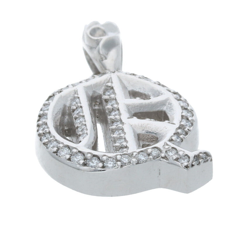 Chrome Hearts Q Alphabet Charm PAVE Diamond Size ONE SIZE